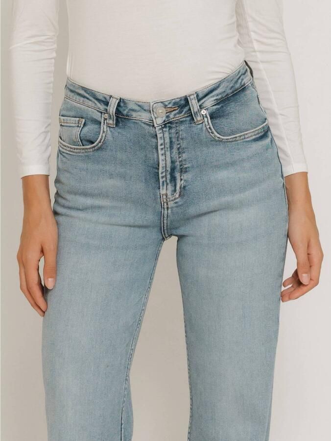 LTB straight leg jeans light blue denim