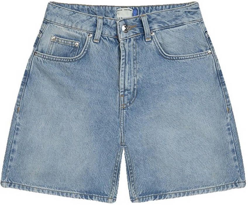 LTB straight regular waist short medium blue denim