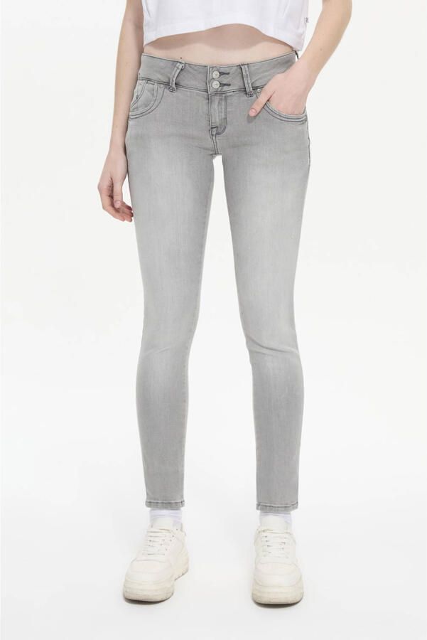 LTB Slim fit jeans MOLLY met band met dubbele knoop - Foto 3