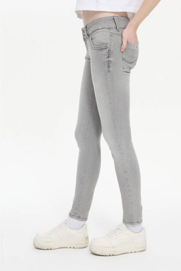 LTB Slim fit jeans MOLLY met band met dubbele knoop