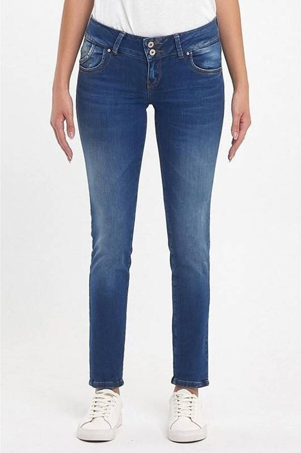 LTB Slim fit jeans MOLLY met comfortabele band met dubbele knoop - Foto 3