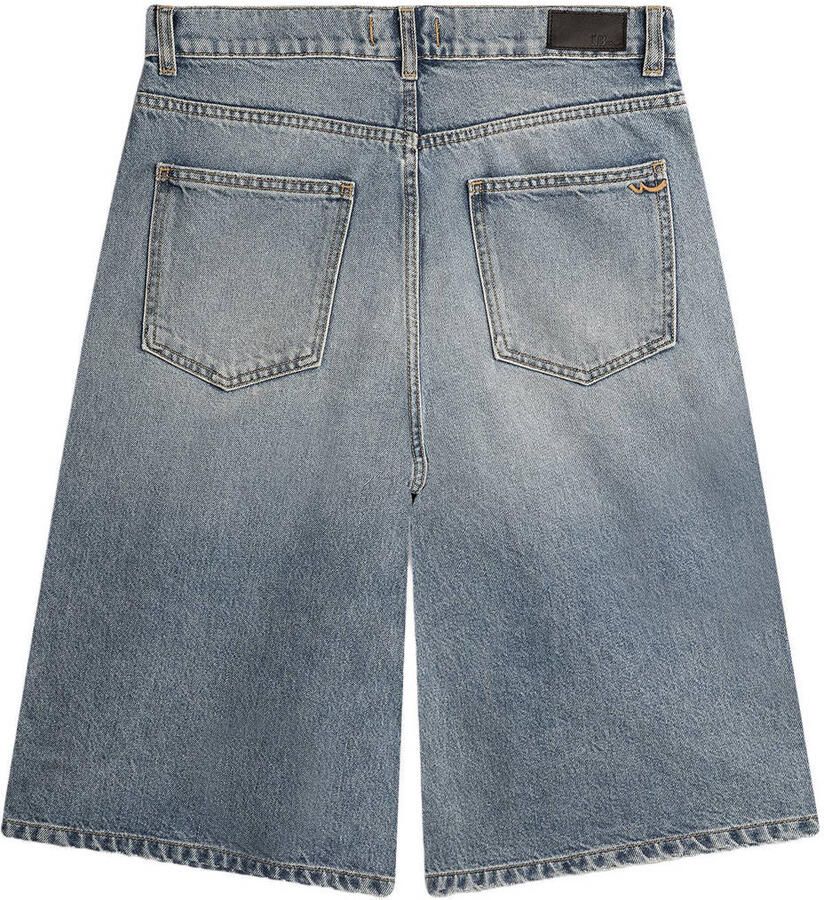 LTB wide leg high waist short medium blue denim - Foto 2