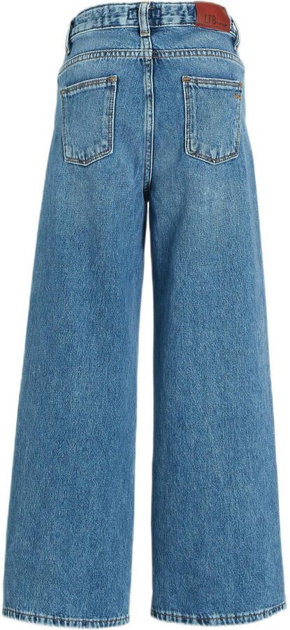 LTB wide leg jeans sofiane wash Blauw Meisjes Denim Effen 128