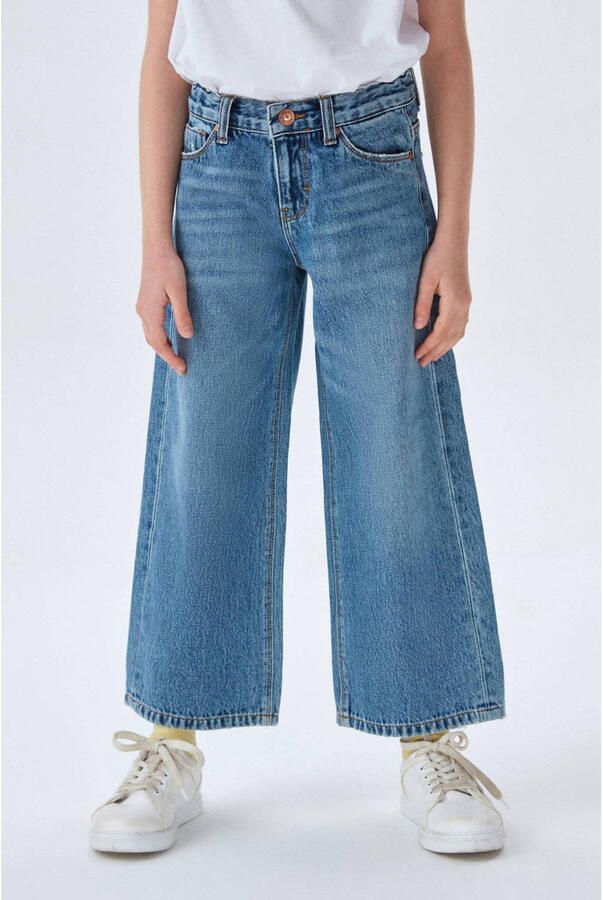 LTB wide leg jeans sofiane wash Blauw Meisjes Denim Effen 128 - Foto 3