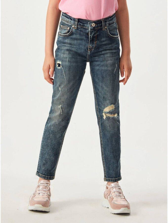 LTB mom jeans Eliana sadie wash Blauw Meisjes Denim Effen 128 - Foto 2