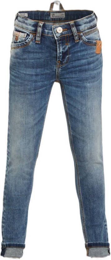 LTB skinny jeans Cayle jama wash Blauw Jongens Stretchdenim Effen 152