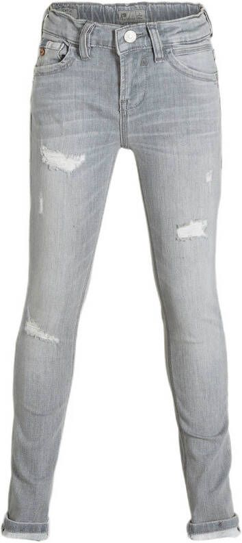 LTB skinny jeans Cayle talma wash Grijs Jongens Stretchdenim Effen 152