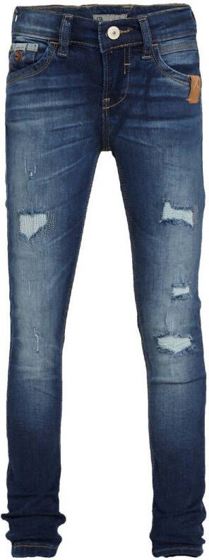 LTB skinny jeans Cayle tauri wash Blauw Jongens Stretchdenim 140