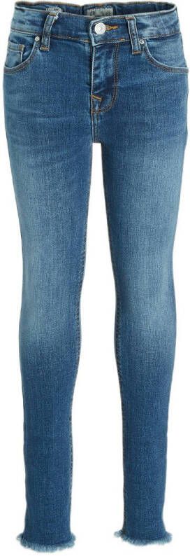 LTB skinny jeans mitenx x wash Blauw Meisjes Stretchdenim Effen 140