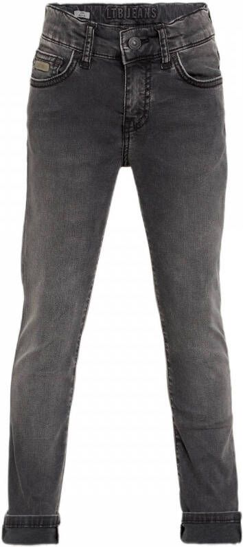 LTB slim fit jeans Jim almost black wash Zwart Jongens Stretchdenim 104