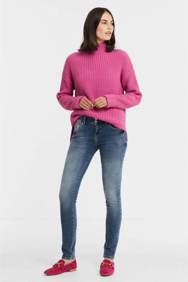 LTB Slim fit jeans MOLLY met dubbele knoopsluiting & stretch