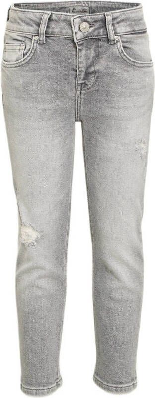 LTB straight fit jeans Anitta silvina wash Grijs Meisjes Denim 164