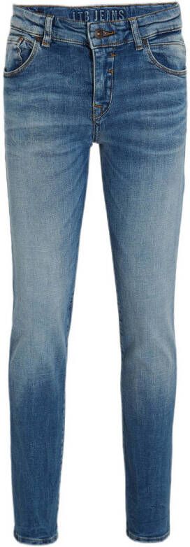 LTB straight fit jeans Rafiel B arava undamaged Blauw Jongens Stretchdenim 128