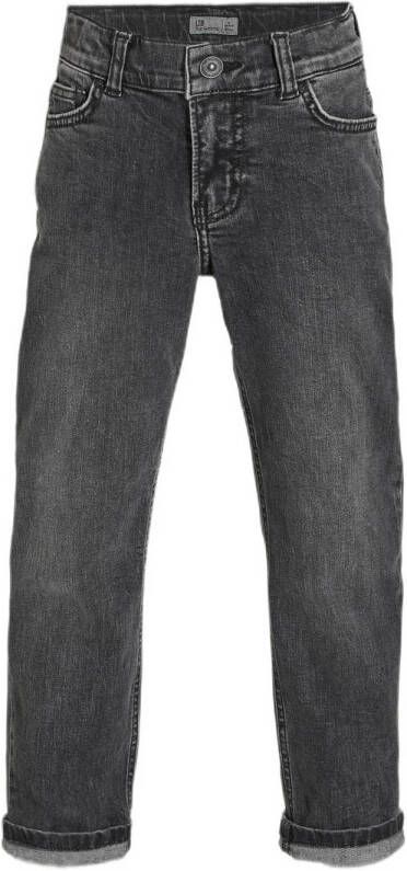 LTB straight fit jeans RENNY B black olive wash Zwart Jongens Denim Effen 104