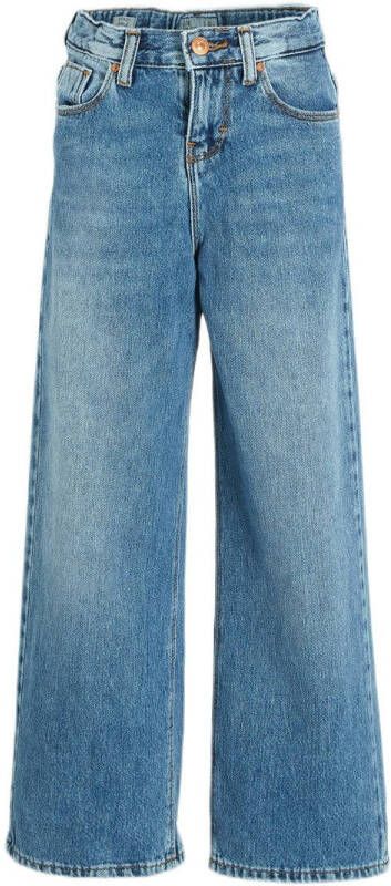 LTB wide leg jeans sofiane wash Blauw Meisjes Denim Effen 134