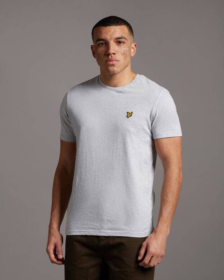 Lyle & Scott T-shirt Lyle & Scott TS400VOG PLAIN-D24 LIGHT GREY MARL - Foto 2