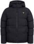 Lyle & Scott gewatteerde winterjas zwart Jongens Nylon Capuchon 170 176 - Thumbnail 2