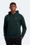 Lyle & Scott Sweater Lyle & Scott ML416VOG PULLOVER HOODIE-W486 DARK GREEN - Thumbnail 2