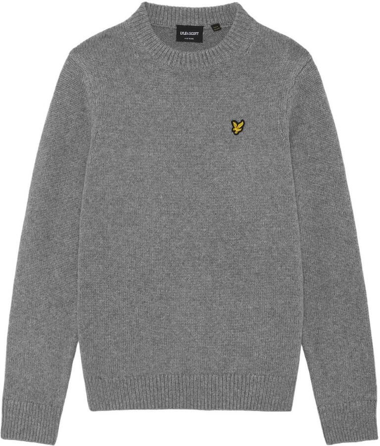 LYLE & SCOTT Jongens Truien & Vesten Melange Crew Neck Jumper Grijs - Foto 3