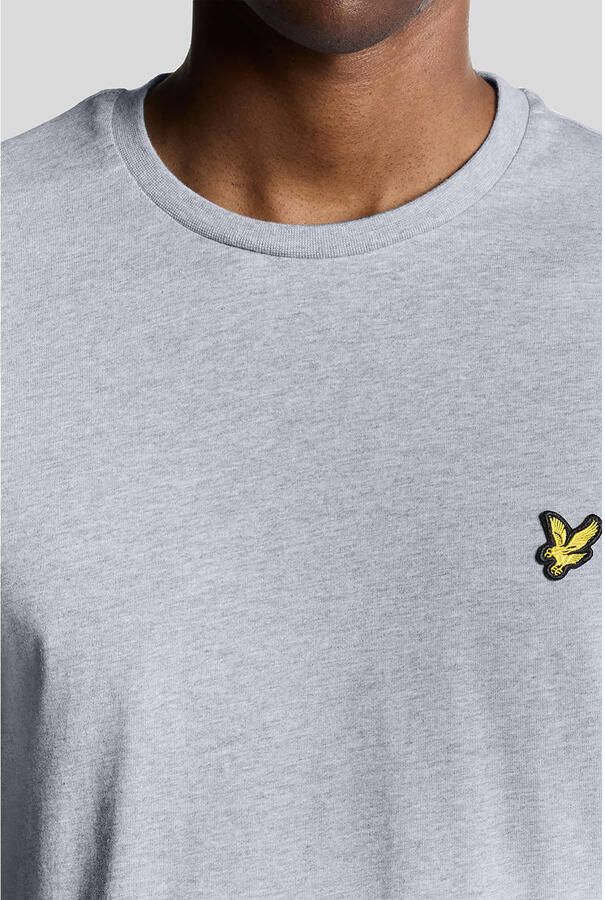 Lyle & Scott T-shirt Lyle & Scott TS400VOG PLAIN-D24 LIGHT GREY MARL - Foto 6