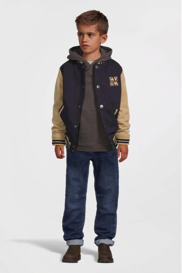 Lyle & Scott gemêleerd T-shirt grijs Jongens Katoen Ronde hals Melée 140 146 - Foto 3