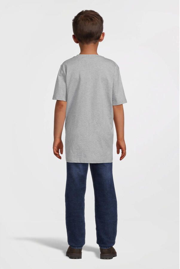 Lyle & Scott gemêleerd T-shirt grijs Jongens Katoen Ronde hals Melée 140 146 - Foto 4