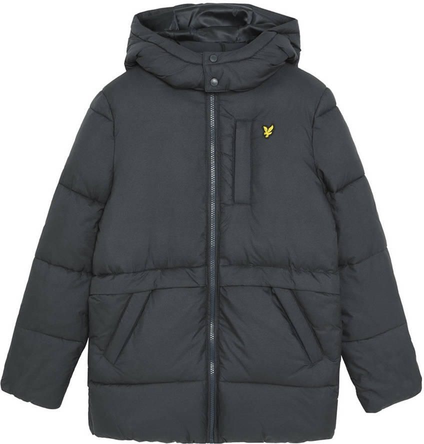 LYLE & SCOTT Jongens Jassen Ripstop Quilted Coat Donkerblauw - Foto 4
