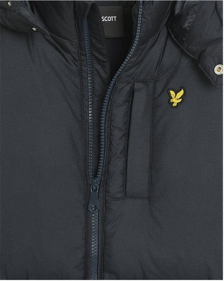 LYLE & SCOTT Jongens Jassen Ripstop Quilted Coat Donkerblauw - Foto 3