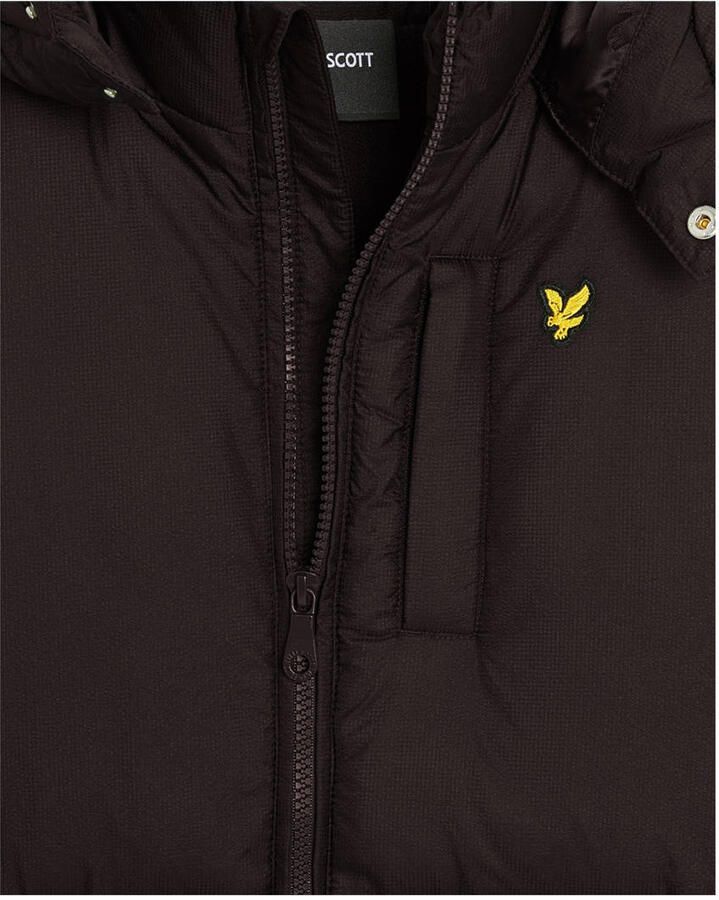 LYLE & SCOTT Jongens Jassen Ripstop Quilted Coat Zwart - Foto 3