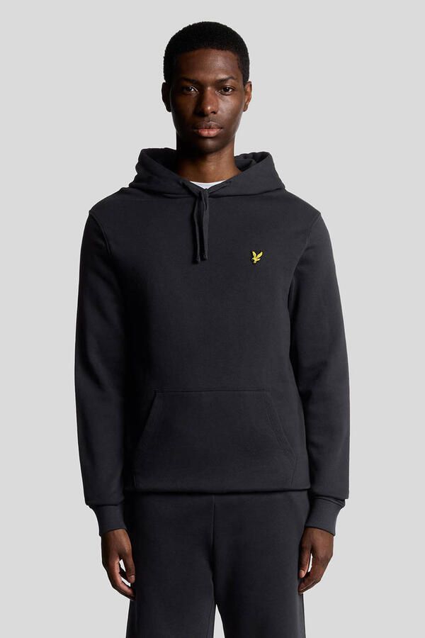Lyle & Scott Klassieke Navy Hoodie met Kangaroo Zak Blue Heren - Foto 10