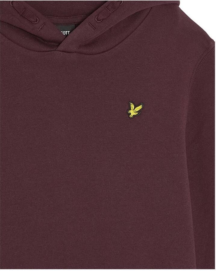 LYLE & SCOTT Jongens Truien & Vesten Brush Back Pullover Hoodie Rood - Foto 3