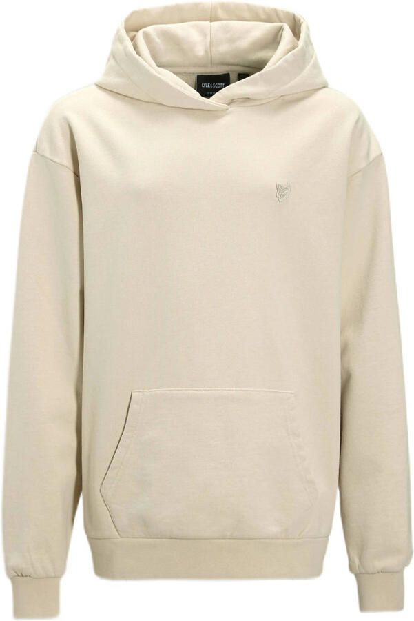LYLE & SCOTT Jongens Truien & Vesten Heavy Weight Drop Shoulder Hoodie Beige - Foto 4