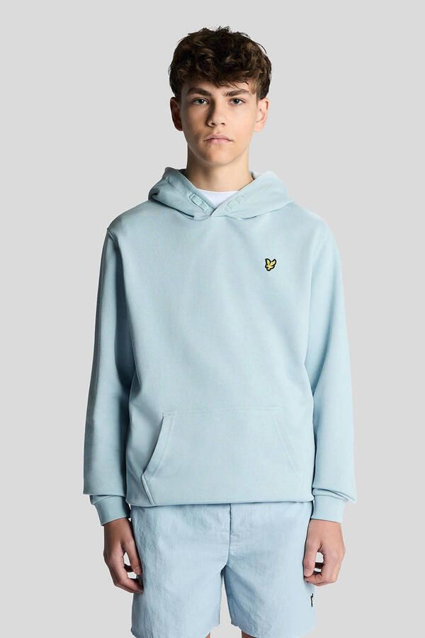 Lyle & Scott hoodie lichtblauw