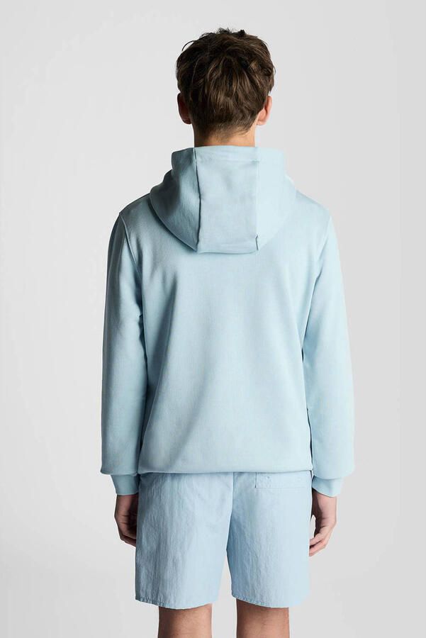 Lyle & Scott hoodie lichtblauw - Foto 2