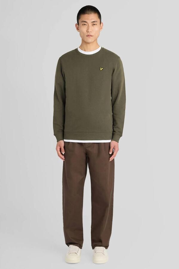 Lyle & Scott Sweater Lyle & Scott ML424VOG CREW NECK-X569 KHAKI ASH - Foto 2