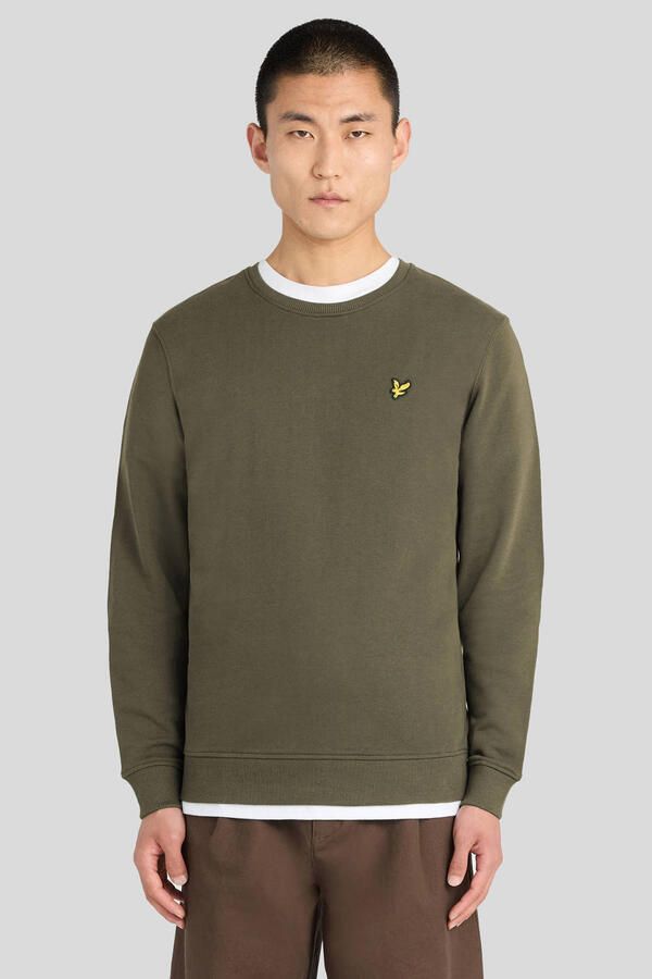 Lyle & Scott Sweater Lyle & Scott ML424VOG CREW NECK-X569 KHAKI ASH