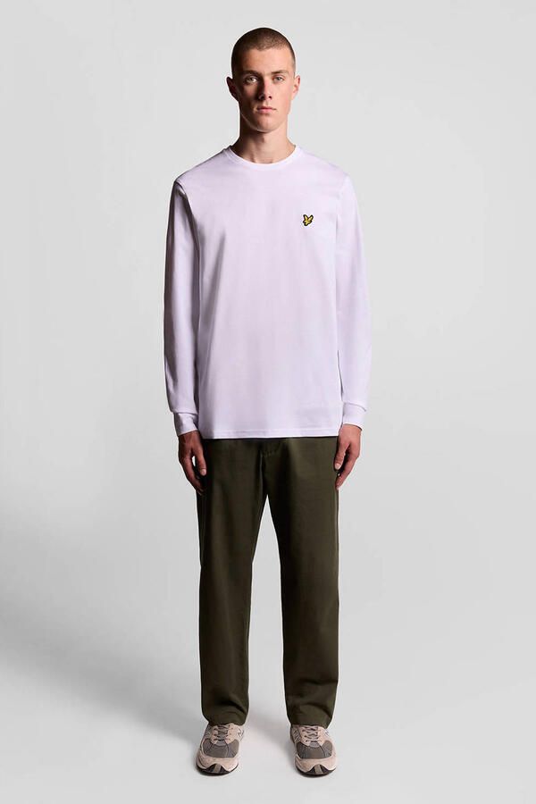 Lyle & Scott T-shirt Lyle & Scott TS512VOG L S T-SHIRT-626 WHITE - Foto 2