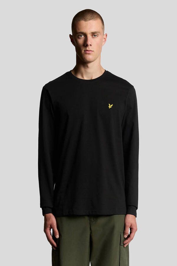 Lyle & Scott T-shirt Korte Mouw Lyle & Scott Effen T-shirt met lange mouwen - Foto 4