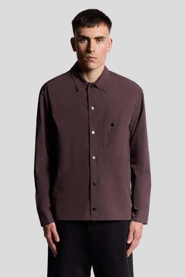 Lyle & Scott overshirt bruin