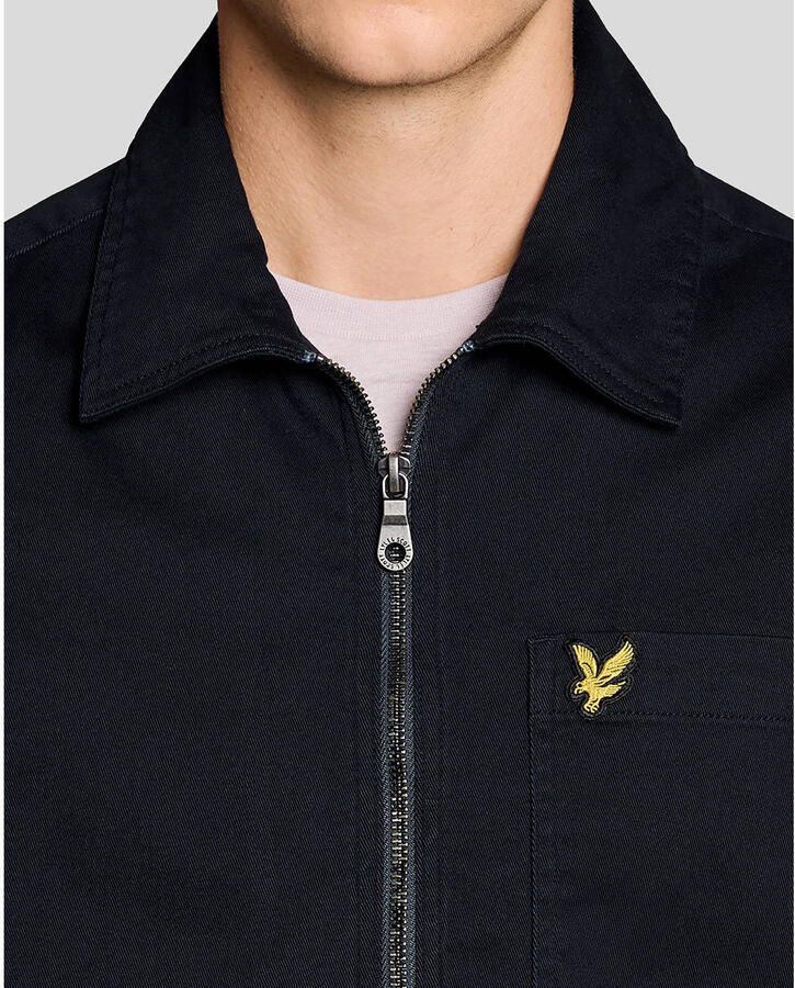 Lyle & Scott overshirt donkerblauw - Foto 2