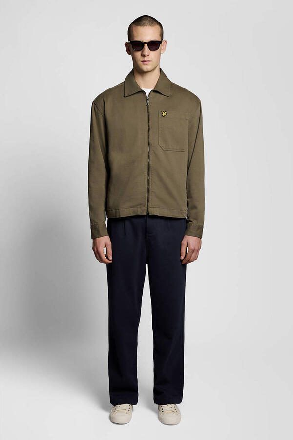 Lyle & Scott overshirt kaki - Foto 3