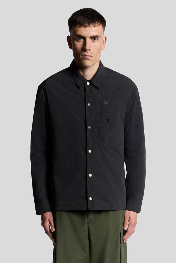Lyle & Scott overshirt zwart