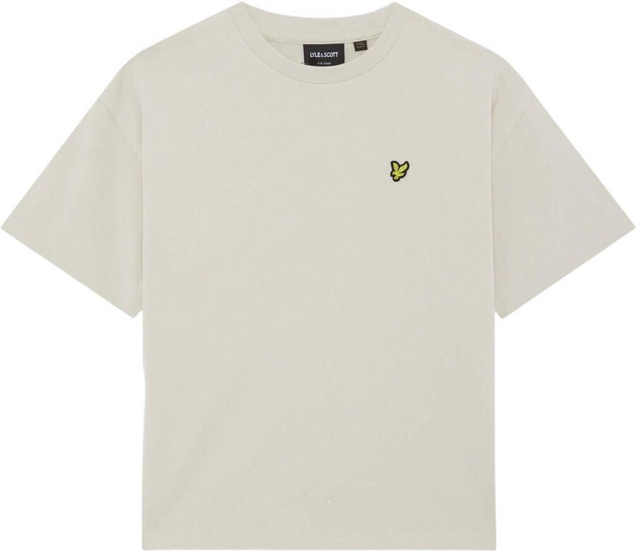 LYLE & SCOTT Jongens Polo's & T-shirts Heavy Weight Relaxed T-shirt Beige - Foto 3