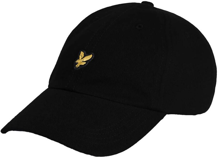 Lyle & Scott pet met logo zwart