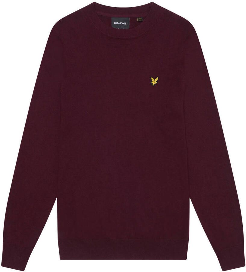 Lyle & Scott Trui Lyle & Scott Cotton Merino Crew Neck Jumper 263MLSKN2110VC