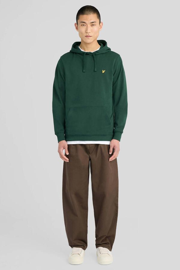 Lyle & Scott Sweater Lyle & Scott ML416VOG PULLOVER HOODIE-W486 DARK GREEN - Foto 2