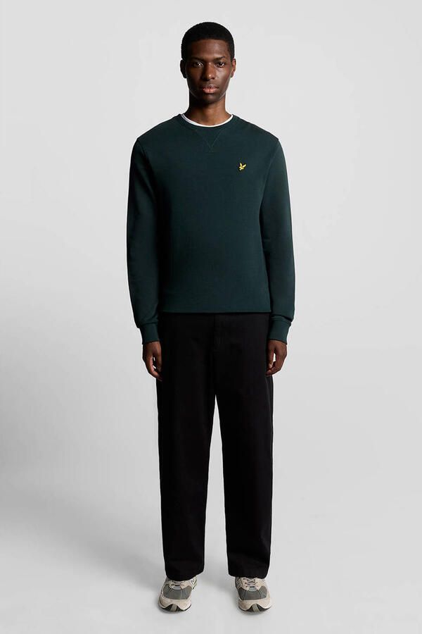Lyle & Scott Sweaters Lyle & Scott Lyle Scott Trui Donker Groen - Foto 6