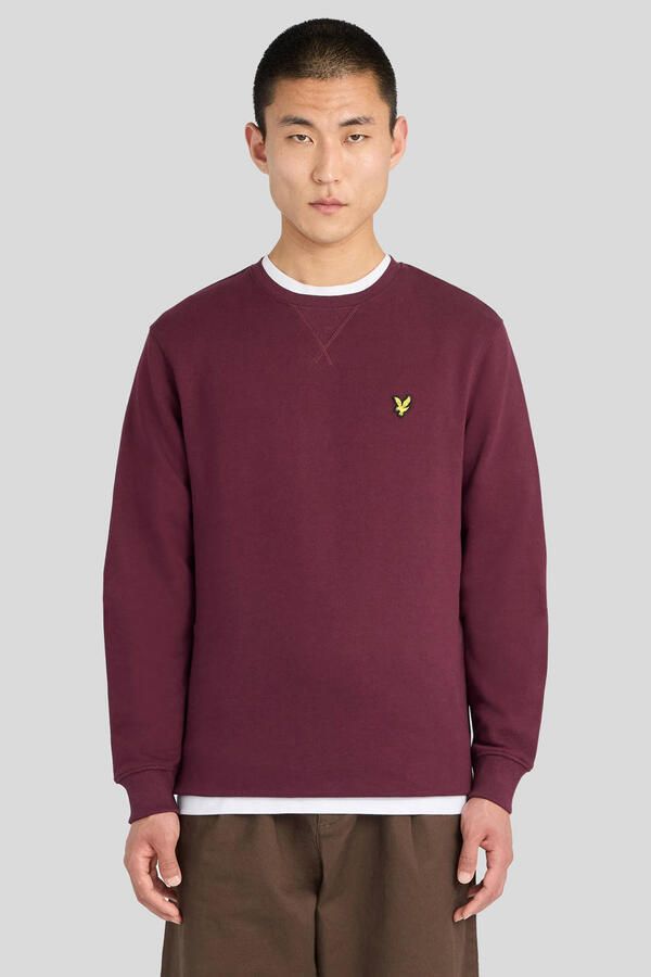 Lyle & Scott Sweater Lyle & Scott ML424VOG CREW NECK-Z562 BURGUNDY - Foto 3
