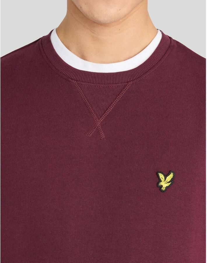 Lyle & Scott Sweater Lyle & Scott ML424VOG CREW NECK-Z562 BURGUNDY - Foto 2