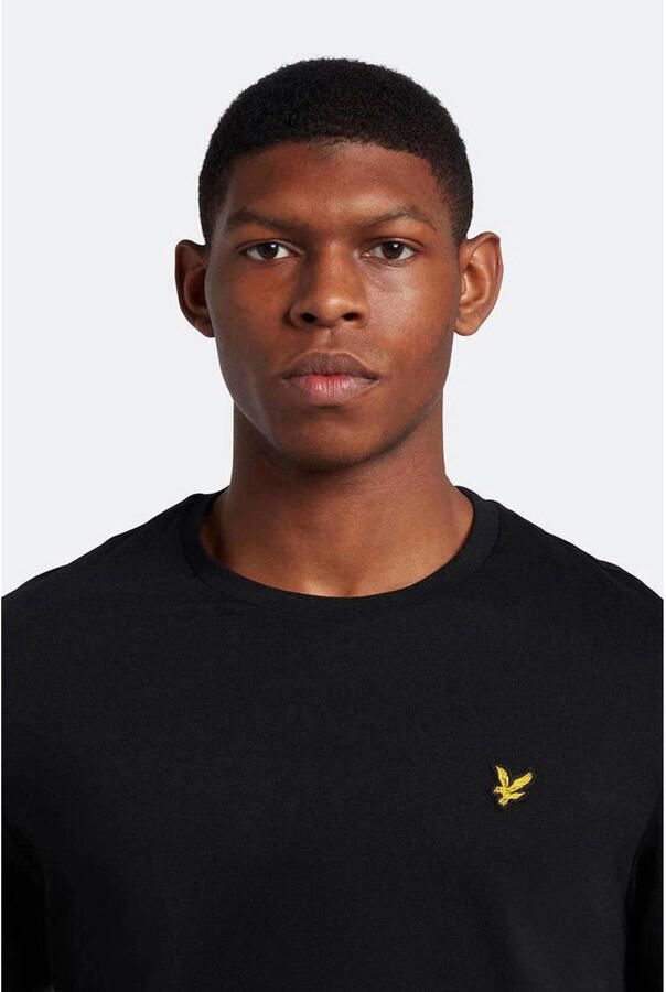 Lyle & Scott Zwarte Logo Adelaar T-shirt Lente Collectie Black Heren - Foto 3